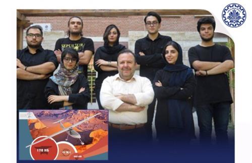کسب مقام سومی دانشجویان شریف در مسابقات طراحی هواپیما