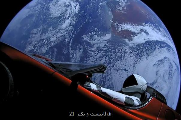 نخستین شیرجه استارمن و خودروی تسلا به سیاره سرخ