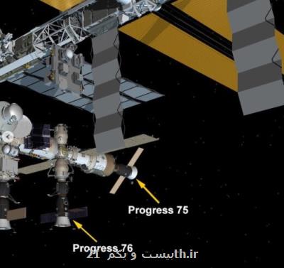 اتصال ۴ فضاپیما به ایستگاه فضایی بین المللی
